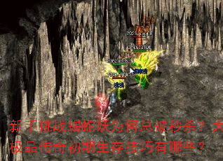 新手挑战蝎蛇妖为何总被秒杀?大极品传奇初期生存技巧有哪些? 新手挑战蝎蛇妖为何总被秒杀?大极品传奇初期生存技巧有哪些?