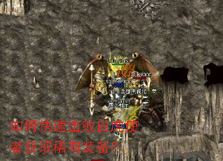 如何快速击败白虎使者获取稀有装备? 如何快速击败白虎使者获取稀有装备?