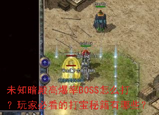 未知暗殿高爆率BOSS怎么打?玩家必看的打宝秘籍有哪些? 未知暗殿高爆率BOSS怎么打?玩家必看的打宝秘籍有哪些?