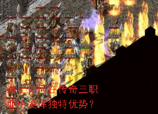 道士如何在传奇三职业中发挥独特优势? 道士如何在传奇三职业中发挥独特优势?