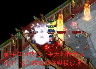 新手如何快速上手天地传奇私服3?这份攻略助你纵横沙场 新手如何快速上手天地传奇私服3?这份攻略助你纵横沙场