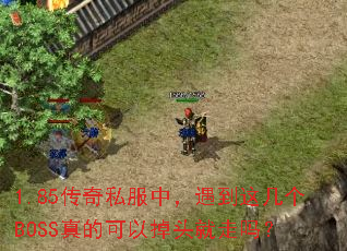 1.85传奇私服中,遇到这几个BOSS真的可以掉头就走吗? 1.85传奇私服中,遇到这几个BOSS真的可以掉头就走吗?