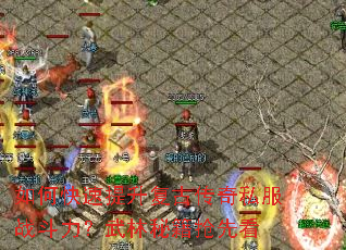 如何快速提升复古传奇私服战斗力?武林秘籍抢先看 如何快速提升复古传奇私服战斗力?武林秘籍抢先看