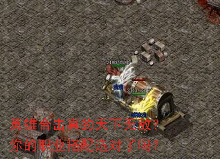 英雄合击真的天下无敌?你的职业搭配选对了吗? 英雄合击真的天下无敌?你的职业搭配选对了吗?