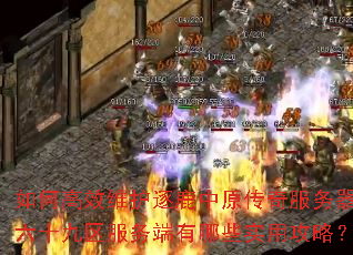 如何高效维护逐鹿中原传奇服务器?六十九区服务端有哪些实用攻略? 如何高效维护逐鹿中原传奇服务器?六十九区服务端有哪些实用攻略?