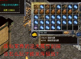 诛仙至尊的逆天属性到底该怎么玩才能发挥极致? 诛仙至尊的逆天属性到底该怎么玩才能发挥极致?