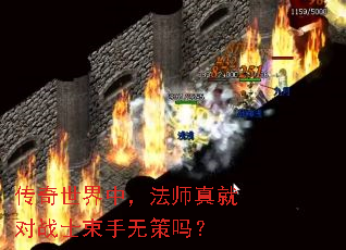 传奇世界中,法师真就对战士束手无策吗? 传奇世界中,法师真就对战士束手无策吗?