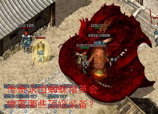 传奇永恒蜘蛛精英会掉落哪些顶级装备? 传奇永恒蜘蛛精英会掉落哪些顶级装备?