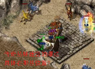 传奇丛林迷宫的爆点具体在哪些位置? 传奇丛林迷宫的爆点具体在哪些位置?