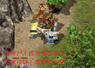 传奇尸王能否爆出道士天珠项链?求攻略解析 传奇尸王能否爆出道士天珠项链?求攻略解析
