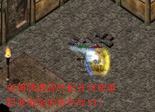 如何快速提升新开传奇单职业微端的角色战力? 如何快速提升新开传奇单职业微端的角色战力?
