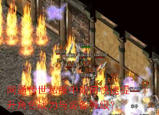 网通传世私服中如何快速提升角色战力与装备等级? 网通传世私服中如何快速提升角色战力与装备等级?