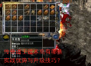 传奇道士道术高有哪些实战优势与升级技巧? 传奇道士道术高有哪些实战优势与升级技巧?