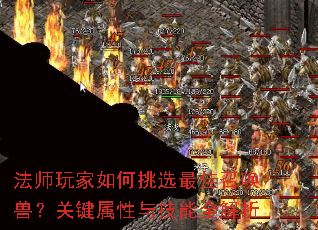 法师玩家如何挑选最佳召唤兽?关键属性与技能全解析 法师玩家如何挑选最佳召唤兽?关键属性与技能全解析