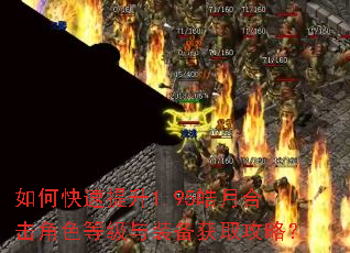 如何快速提升1.95皓月合击角色等级与装备获取攻略? 如何快速提升1.95皓月合击角色等级与装备获取攻略?