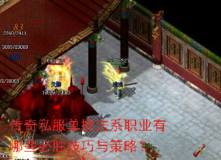 传奇私服单挑法系职业有哪些必胜技巧与策略? 传奇私服单挑法系职业有哪些必胜技巧与策略?
