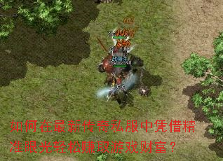 如何在最新传奇私服中凭借精准眼光轻松赚取游戏财富? 如何在最新传奇私服中凭借精准眼光轻松赚取游戏财富?