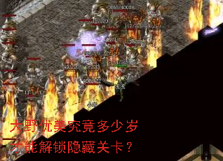 大野优美究竟多少岁才能解锁隐藏关卡? 大野优美究竟多少岁才能解锁隐藏关卡?