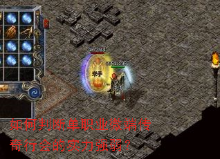 如何判断单职业微端传奇行会的实力强弱? 如何判断单职业微端传奇行会的实力强弱?