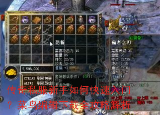 传奇私服新手如何快速入门?菜鸟编辑下载全攻略解析 传奇私服新手如何快速入门?菜鸟编辑下载全攻略解析