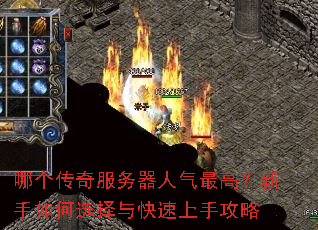 哪个传奇服务器人气最高?新手如何选择与快速上手攻略 哪个传奇服务器人气最高?新手如何选择与快速上手攻略