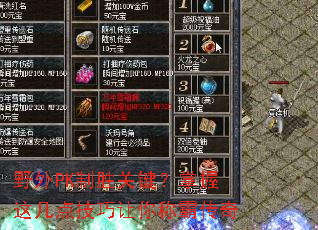 野外PK制胜关键?掌握这几点技巧让你称霸传奇 野外PK制胜关键?掌握这几点技巧让你称霸传奇