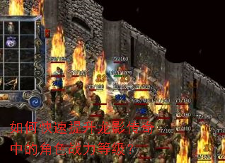 如何快速提升龙影传奇中的角色战力等级? 如何快速提升龙影传奇中的角色战力等级?