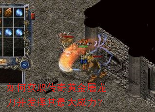 如何获取传奇黄金屠龙刀并发挥其最大威力? 如何获取传奇黄金屠龙刀并发挥其最大威力?