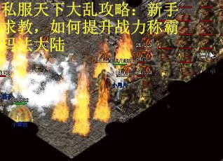 私服天下大乱攻略：新手求教，如何提升战力称霸玛法大陆