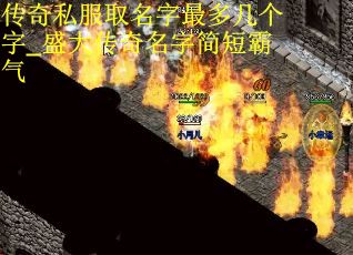 传奇私服取名字最多几个字_盛大传奇名字简短霸气