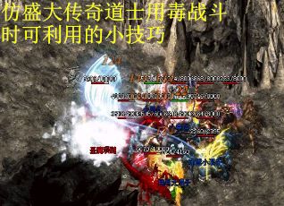 仿盛大传奇道士用毒战斗时可利用的小技巧