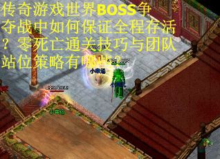 传奇游戏世界BOSS争夺战中如何保证全程存活？零死亡通关技巧与团队站位策略有哪些？