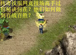 传奇找服网竞技场高手过招秘诀何在？他们如何做到百战百胜？