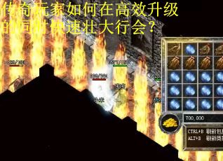 传奇玩家如何在高效升级的同时快速壮大行会？