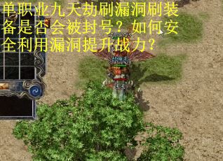 单职业九天劫刷漏洞刷装备是否会被封号？如何安全利用漏洞提升战力？